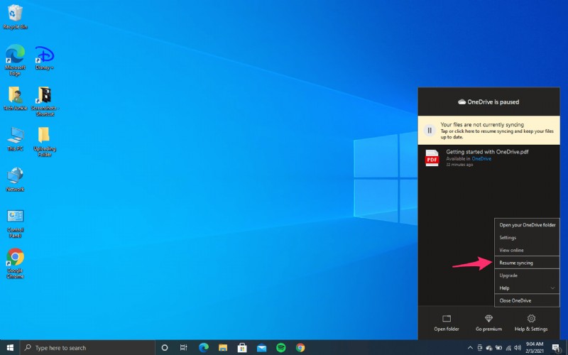 So ändern oder wechseln Sie Ihr OneDrive-Konto in Windows 10