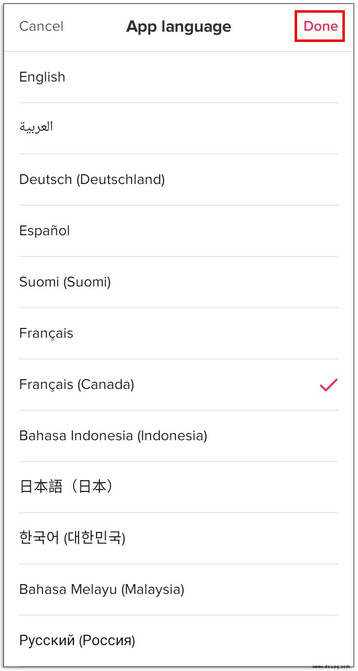 So ändern Sie die Sprache in TikTok