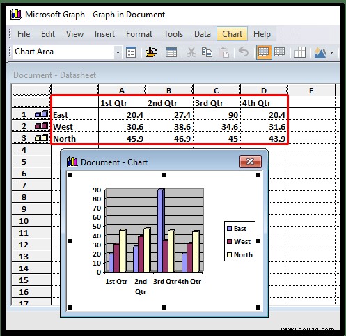 Wie man ein Diagramm in Word erstellt