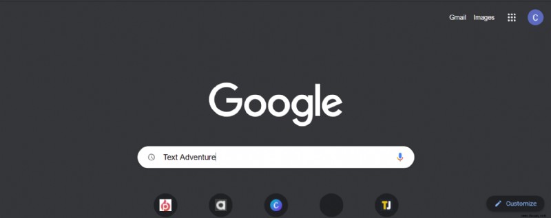 Google-Textabenteuer:So spielen Sie Googles neues Osterei-Spiel