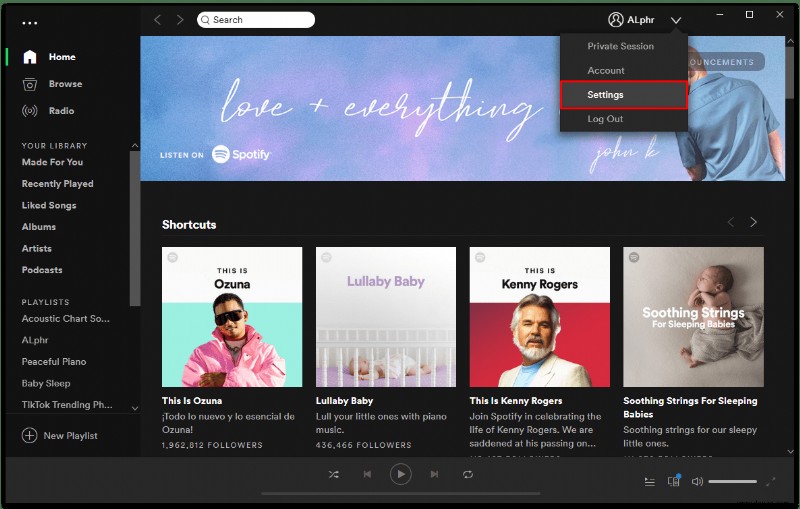 So teilen Sie Ihre Höraktivitäten auf Spotify