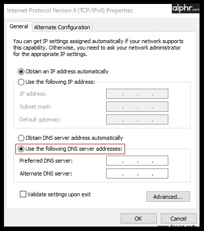 So ändern Sie den DNS-Server in Windows 10