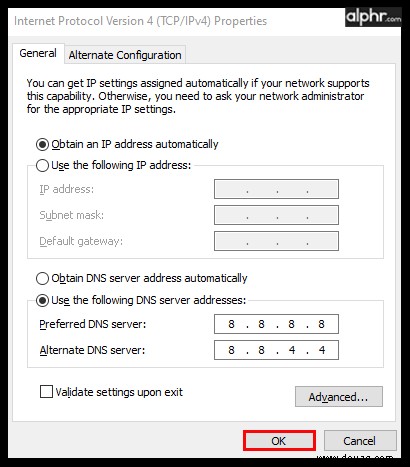 So ändern Sie den DNS-Server in Windows 10