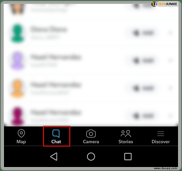 So erstellen Sie einen Gruppenchat in Snapchat