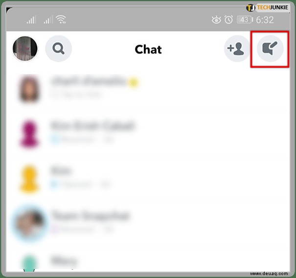 So erstellen Sie einen Gruppenchat in Snapchat