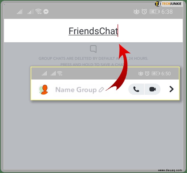 So erstellen Sie einen Gruppenchat in Snapchat