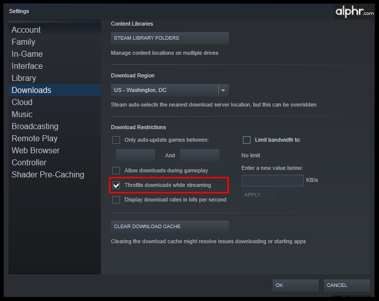 So beschleunigen Sie den Steam-Download