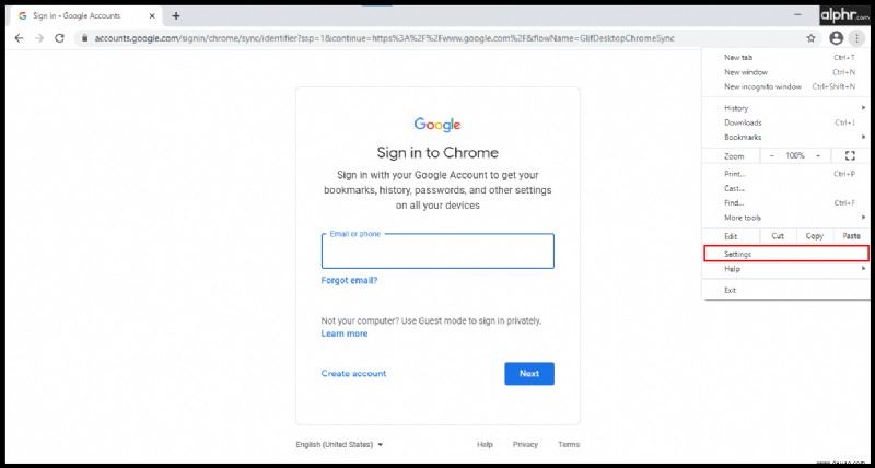 So sichern Sie Google Chrome-Lesezeichen