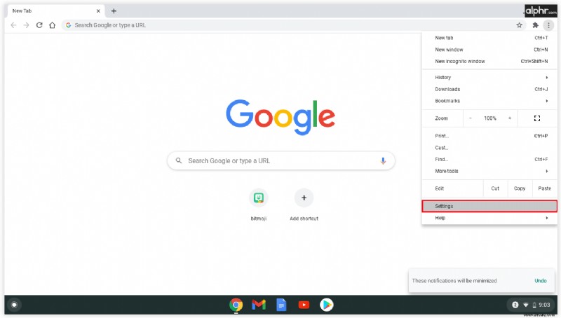So sichern Sie Google Chrome-Lesezeichen