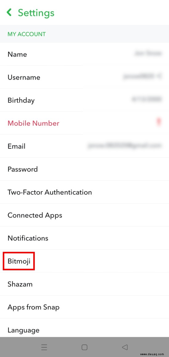 So ändern Sie den Bitmoji-Ausdruck in Snapchat