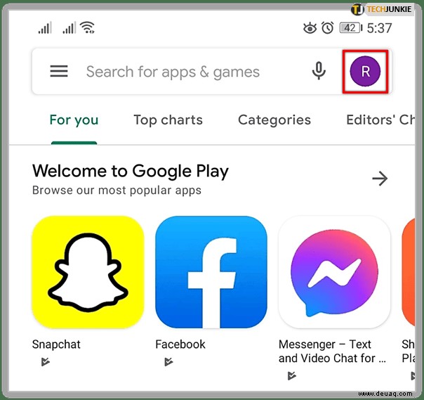 So löschen Sie den Google Play-Cache auf Android