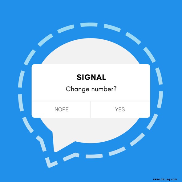 So ändern Sie Ihre Telefonnummer in Signal