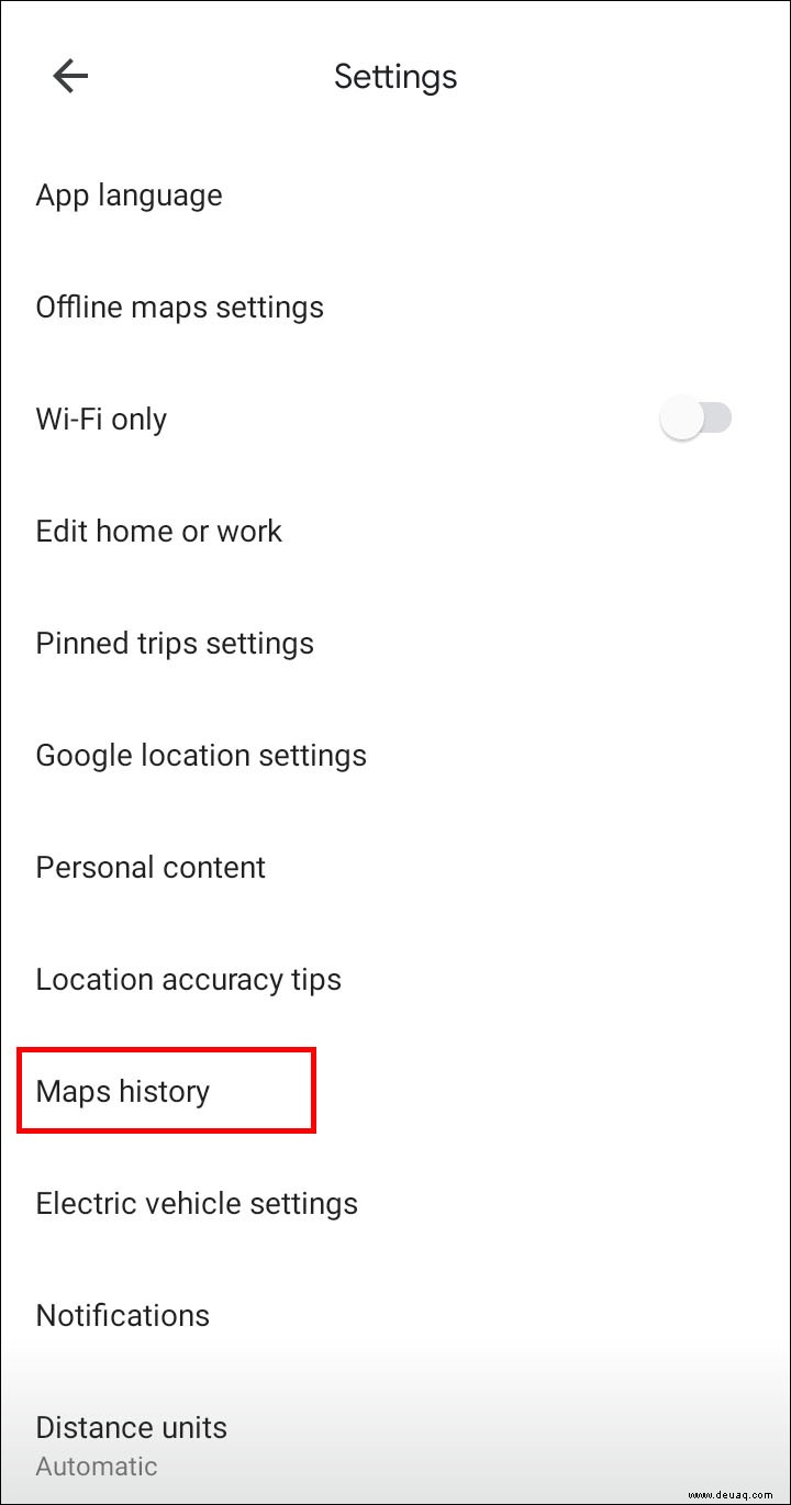 So zeigen Sie den Google Maps-Suchverlauf an