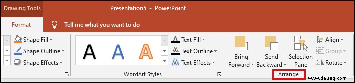 Textumbruch in PowerPoint