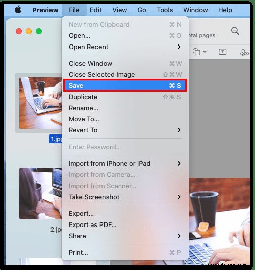 So ändern Sie die Bildgröße auf einem Mac im Stapelbetrieb