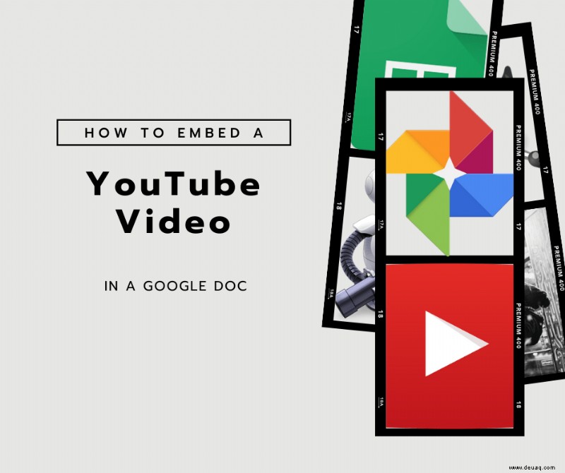 Einbetten eines YouTube-Videos in ein Google-Dokument