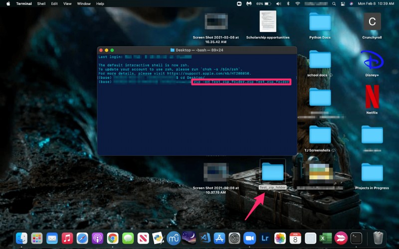 ZIP-Datei unter MacOS mit einem Passwort schützen