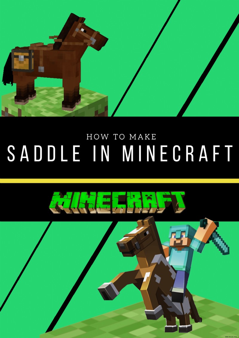 Wie man in Minecraft einen Sattel herstellt