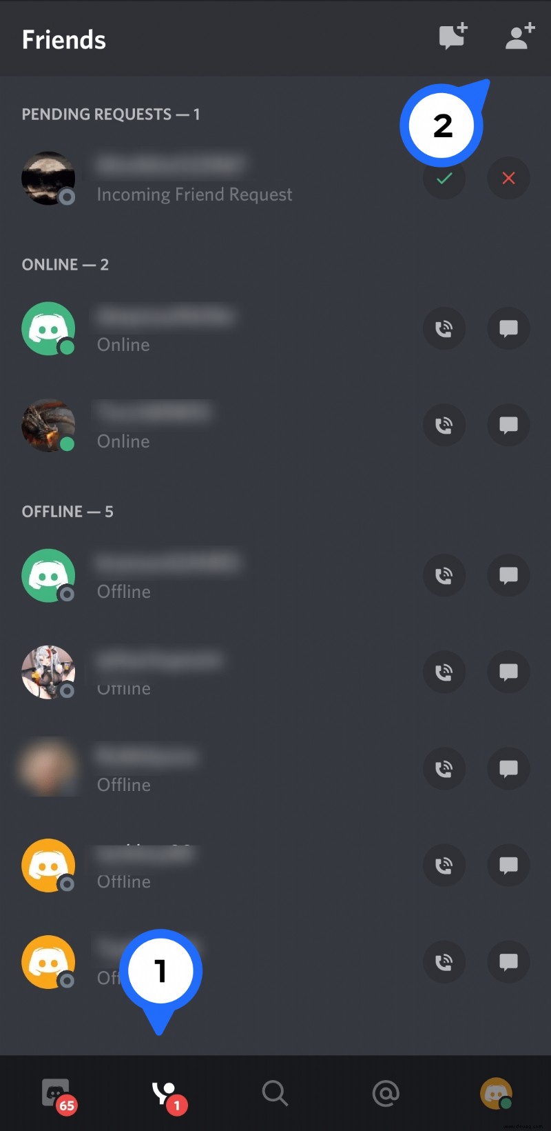 So senden Sie eine Freundschaftsanfrage auf Discord