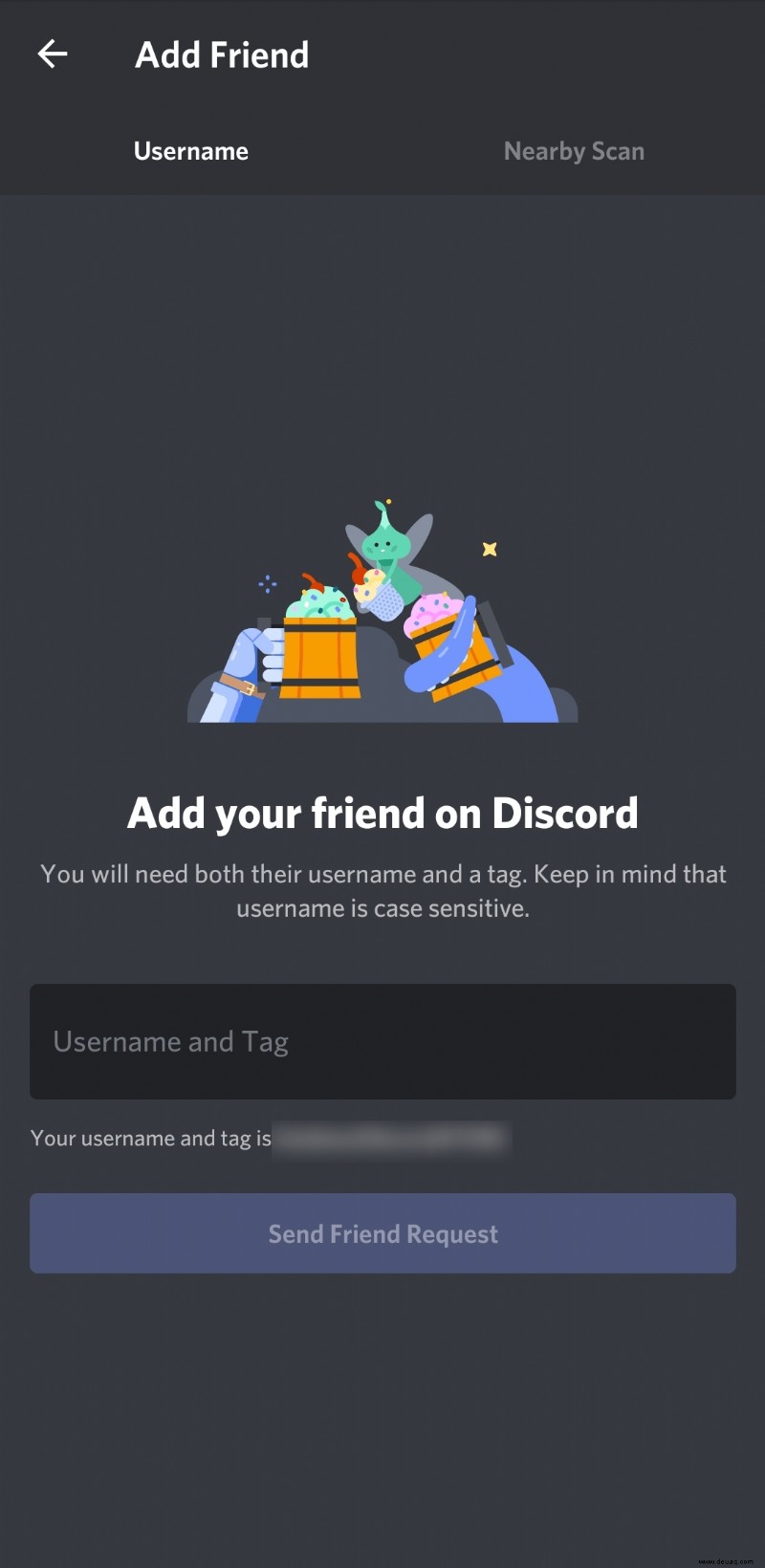 So senden Sie eine Freundschaftsanfrage auf Discord