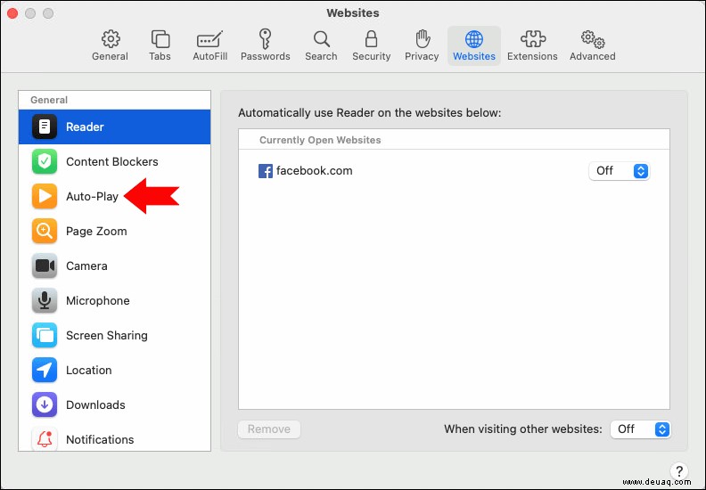 So stoppen Sie die automatische Wiedergabe von Videos in Safari