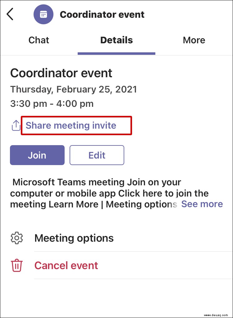 So erstellen Sie einen Meeting-Link in Microsoft Teams