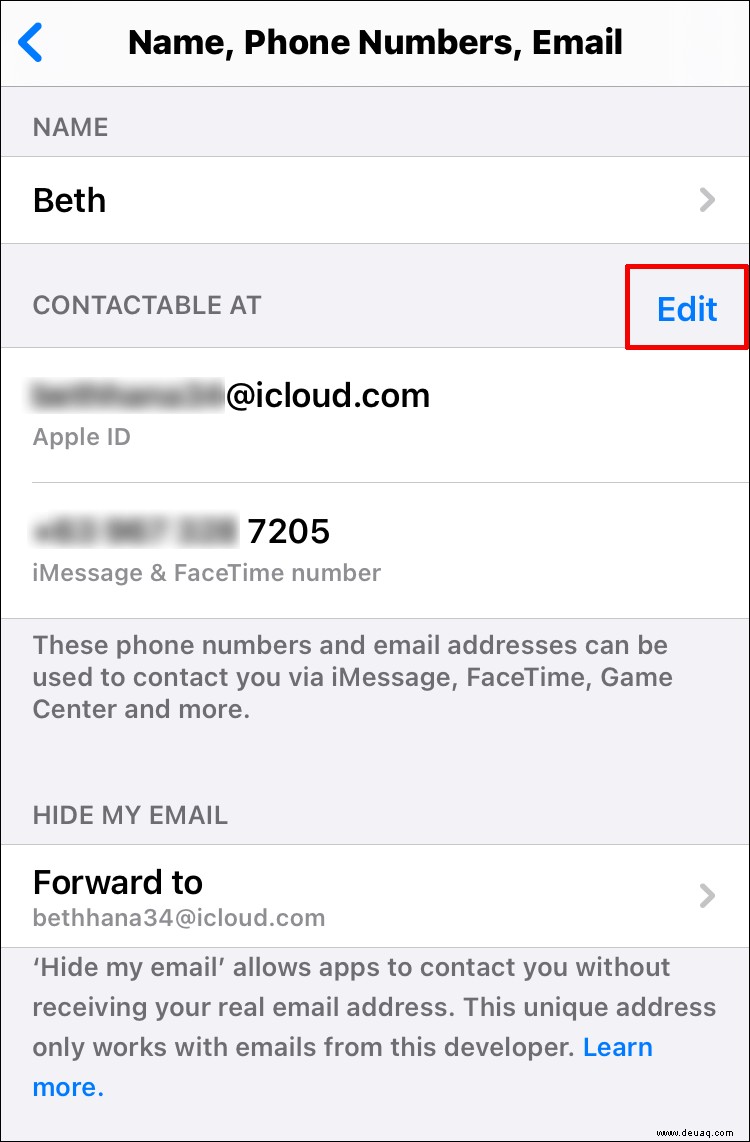 So ändern Sie E-Mail, Telefonnummer, Passwort und mehr der Apple-ID