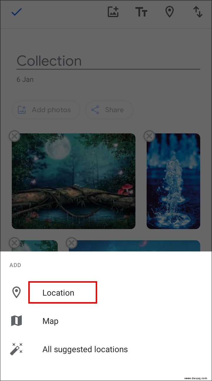 So fügen Sie Standortinformationen zu Ihren Google-Fotos hinzu