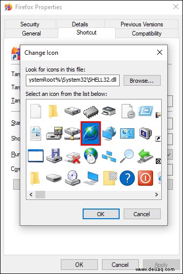 So ändern Sie die Standardsymbole in Windows 10