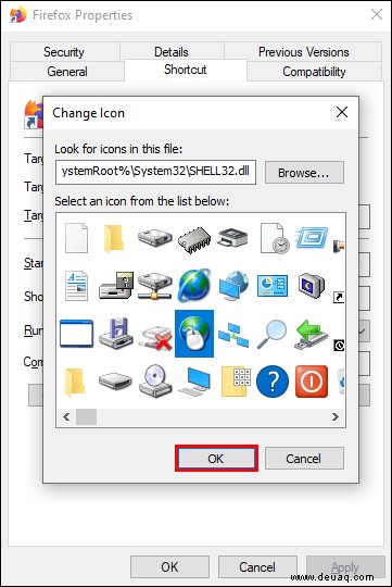 So ändern Sie die Standardsymbole in Windows 10