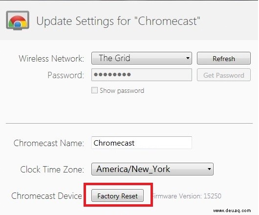 Chromecast blinkt rot – Vorgehensweise