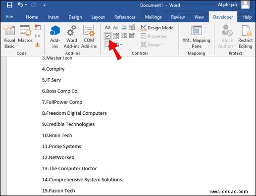 So erstellen Sie eine Checkliste in Microsoft Word