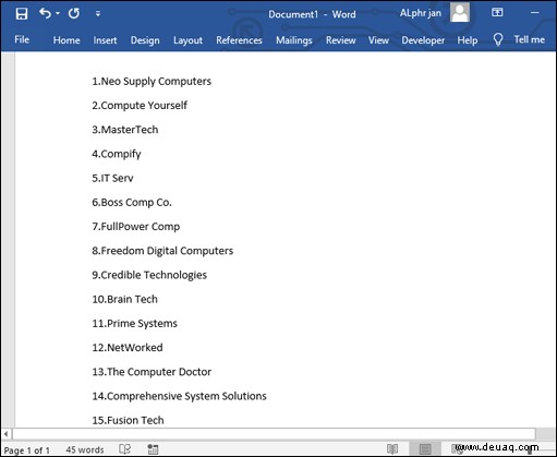 So erstellen Sie eine Checkliste in Microsoft Word