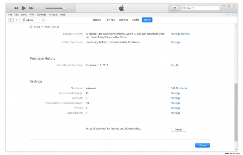 So zeigen und verwalten Sie Ihre iTunes- und App Store-Abonnements