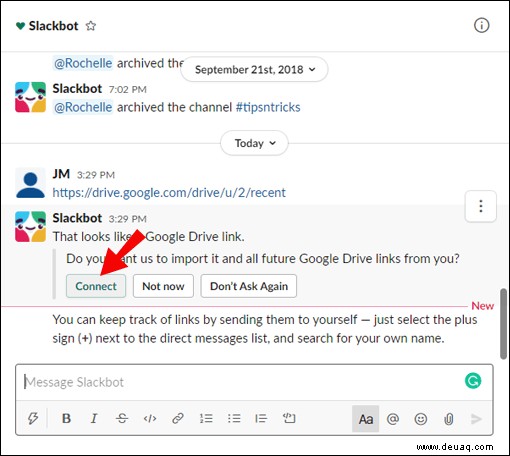 So verbinden Sie Google Drive mit Slack