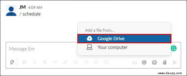 So verbinden Sie Google Drive mit Slack