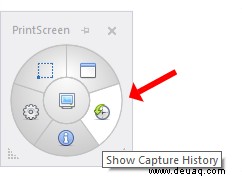 Einfügen des Cursors in Windows 10-Screenshots