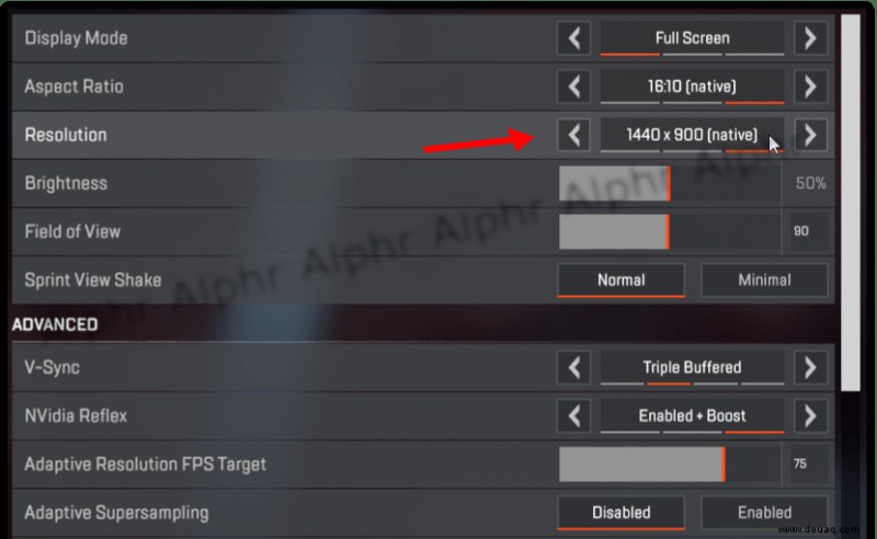 Erhöhen der FPS in Apex Legends unter Windows 10