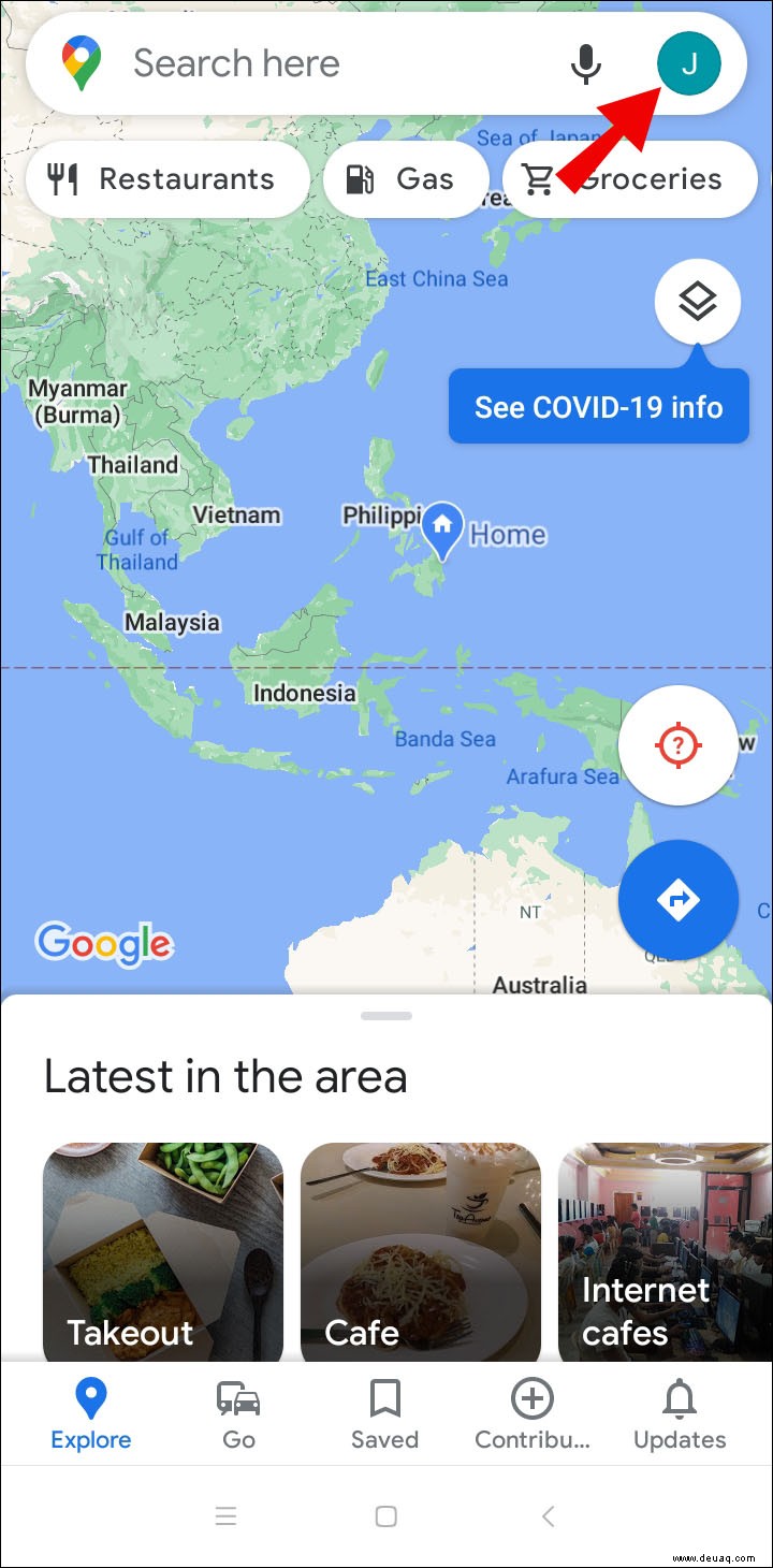So zeigen Sie Ihren Google Maps-Suchverlauf an