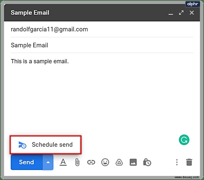 So planen Sie den Versand einer Google Mail zu einem späteren Zeitpunkt