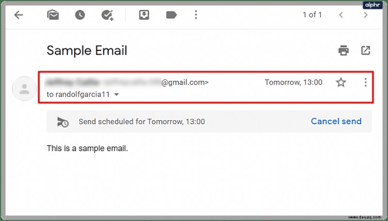 So planen Sie den Versand einer Google Mail zu einem späteren Zeitpunkt