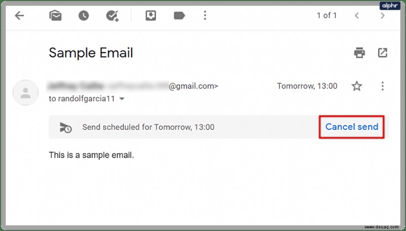 So planen Sie den Versand einer Google Mail zu einem späteren Zeitpunkt