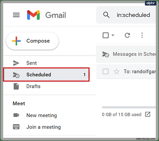 So planen Sie den Versand einer Google Mail zu einem späteren Zeitpunkt