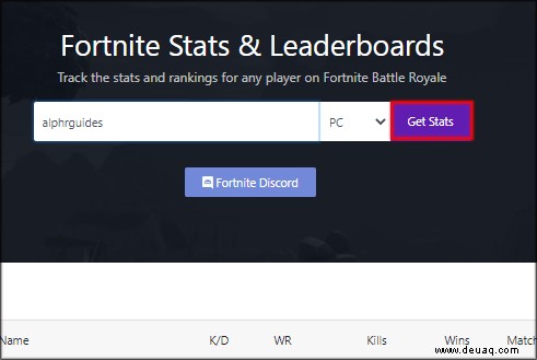 So zeigen Sie Ihre Fortnite-Statistiken an