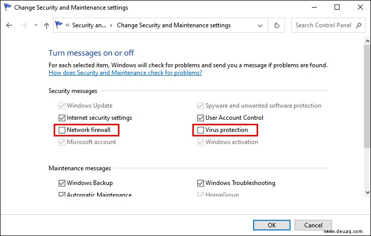 So deaktivieren Sie die Windows-Firewall