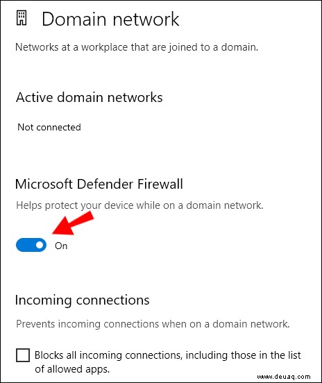 So deaktivieren Sie die Windows-Firewall