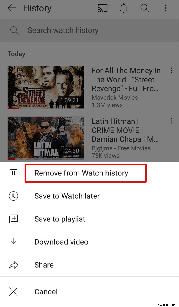 Wie man YouTube ohne Empfehlungen ansieht