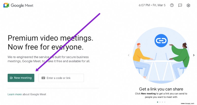 So zeichnen Sie Ihr Google Meet auf und laden es herunter
