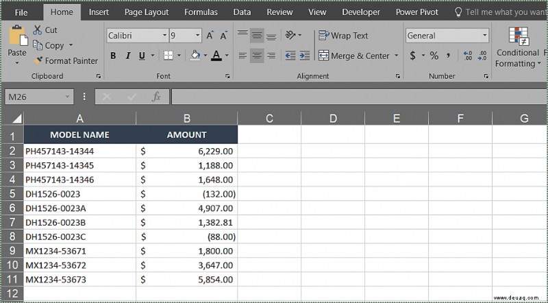 So vertauschen Sie zwei Spalten in Excel