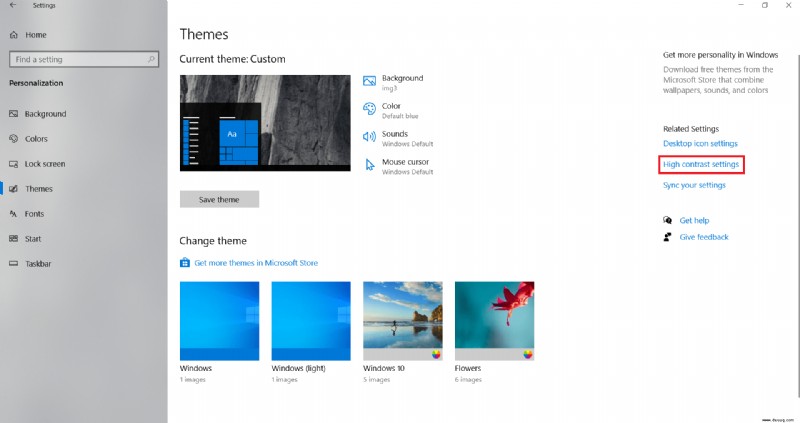 Anpassen des Windows 10-Desktops